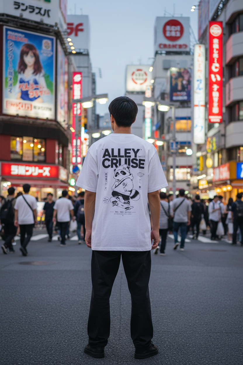 Alley Cruise - Young Guy Back Shot Akihabara