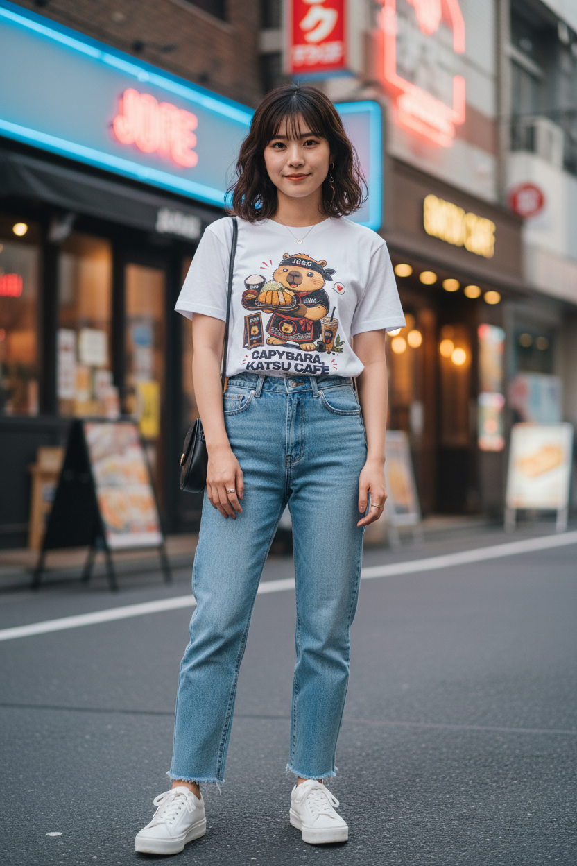 Capybara Katsu Café - Cute Girl Tokyo Street