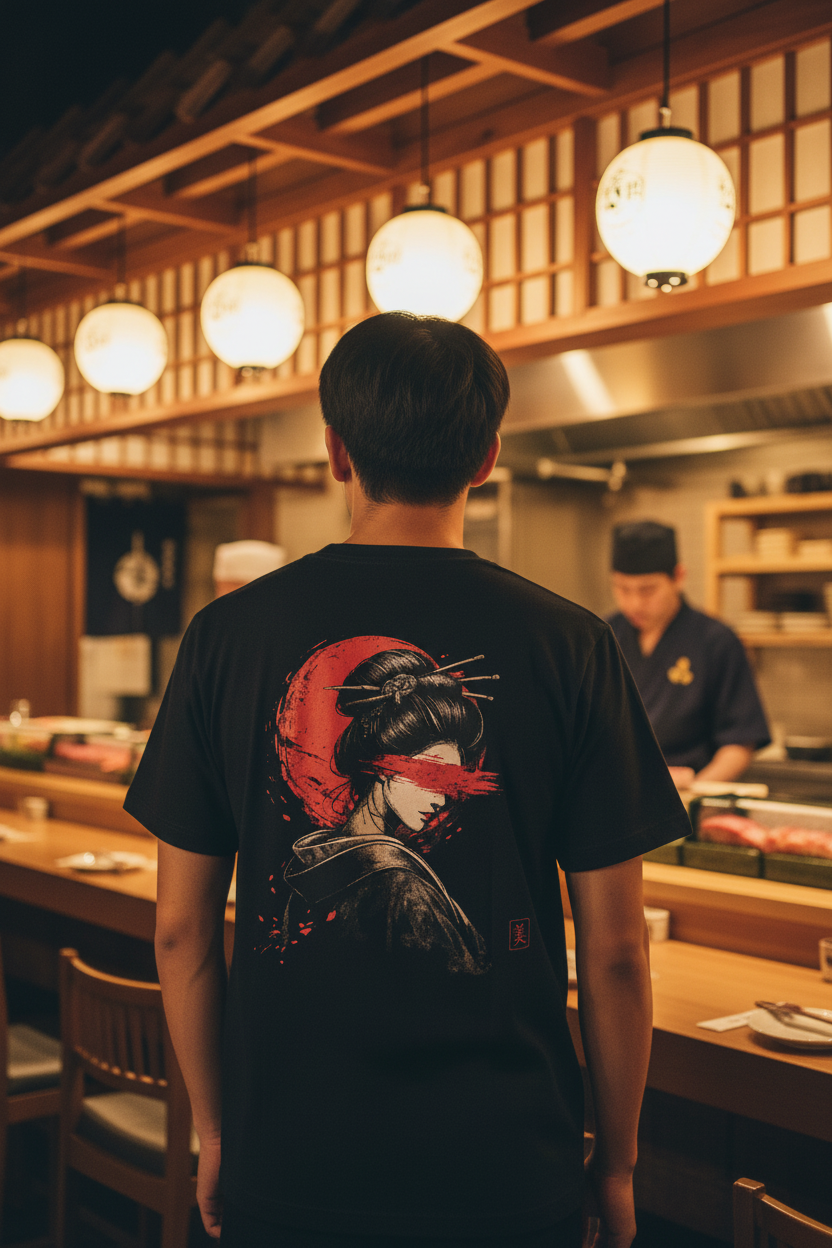 Geisha Tee Black – Male Tokyo Restaurant