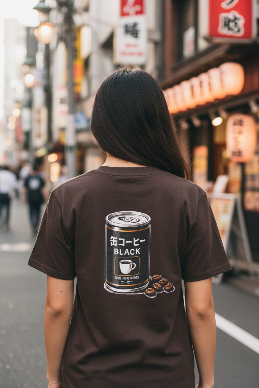 Kan Coffee Brunette Model Tokyo