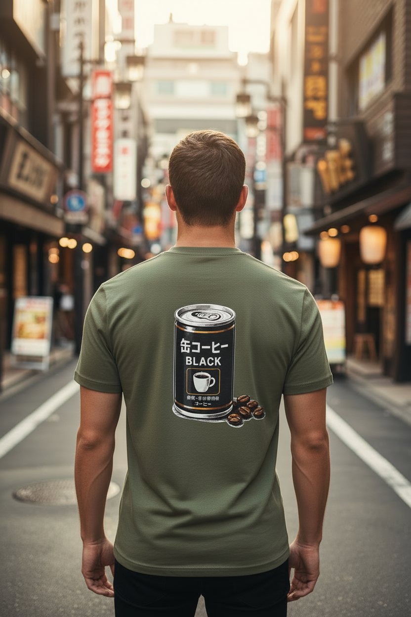 Kan Coffee Olive Slim Male Model