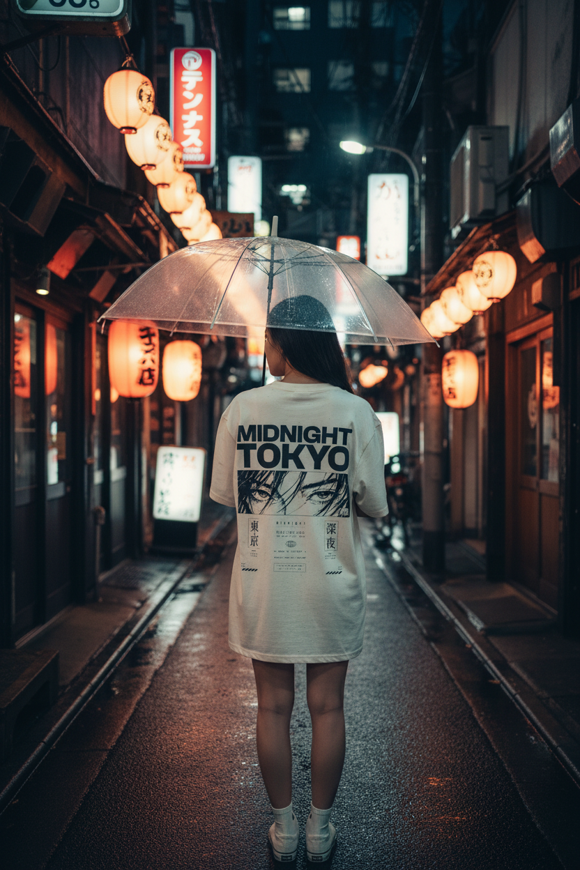 Midnight Tokyo Cream - Girl Back Shot Golden Gai