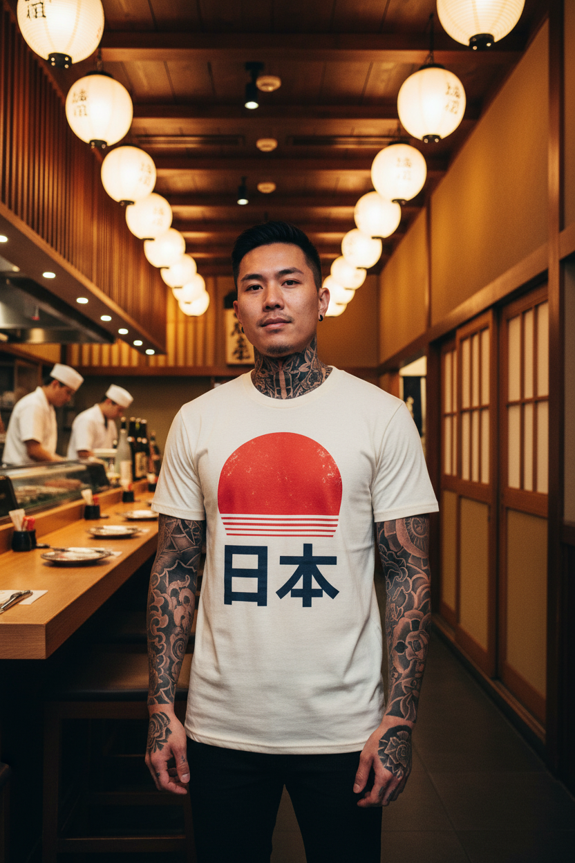 Nihon Tee – Asian Male Tattooed Japanese Restaurant Front