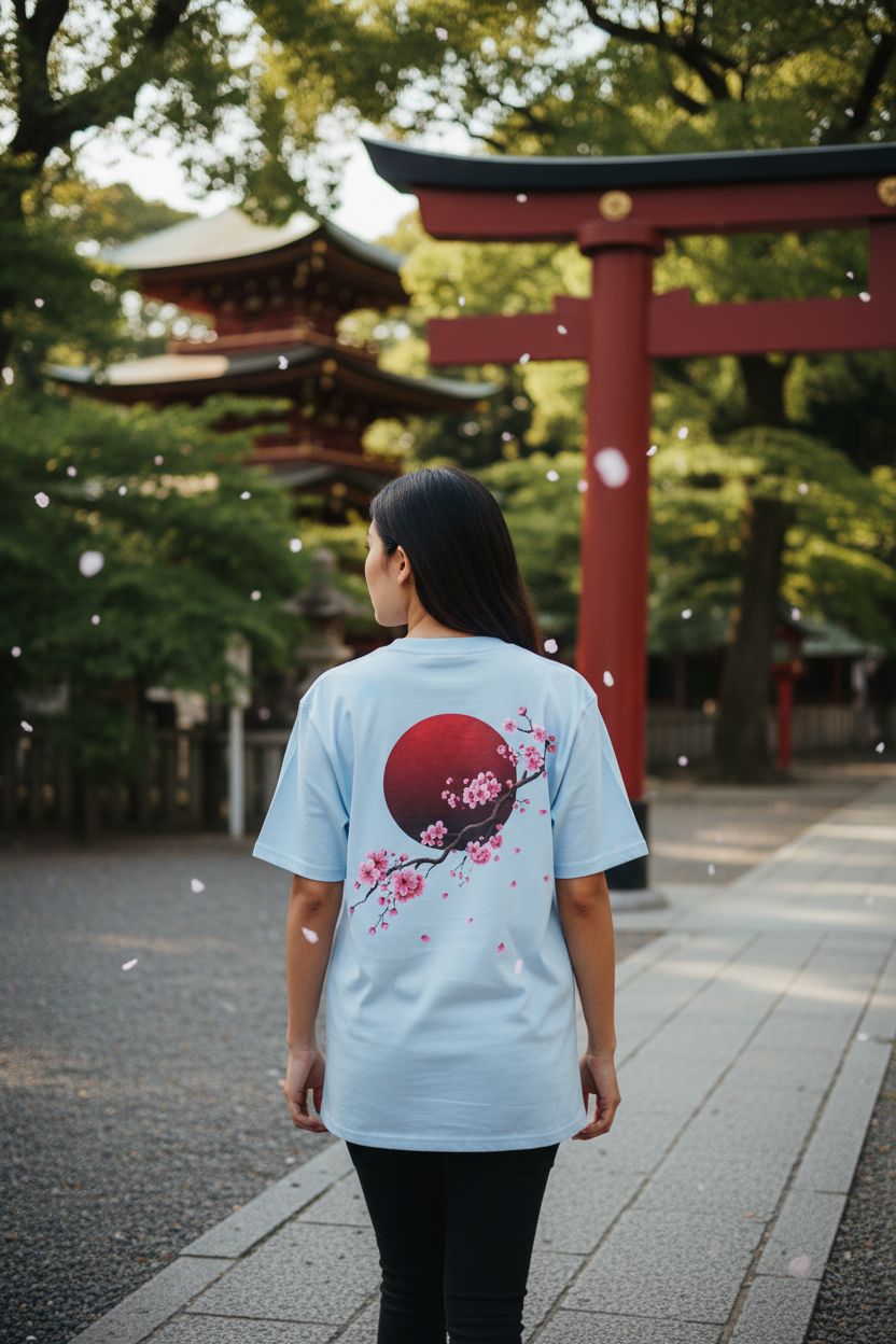Sakura Moon Girl Tokyo Temple
