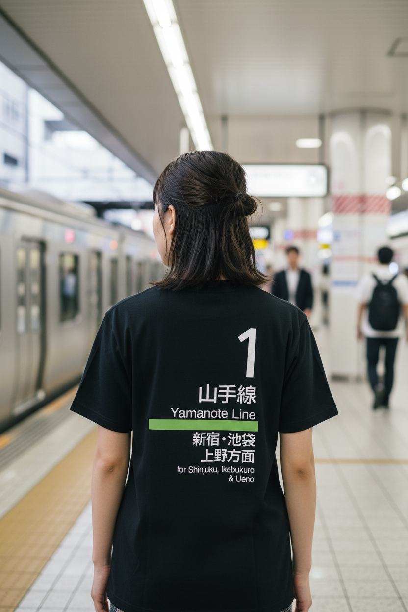 Yamanote Line Cute Asian Girl